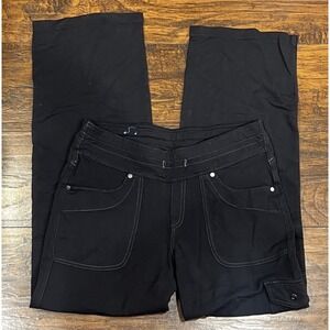 Kuhl Womens Nylon Blend Straight Leg Hiking Pants Sz 10 Stretch‎ 28x29